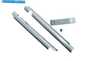 クロームパーツ クライャキンダウンチューブカバーカバーカバーカバー00-06ソフテイルモデル7853 Kuryakyn Down Tube Covers Chrome For 00-06 Softail Models 7853【並行輸入品】