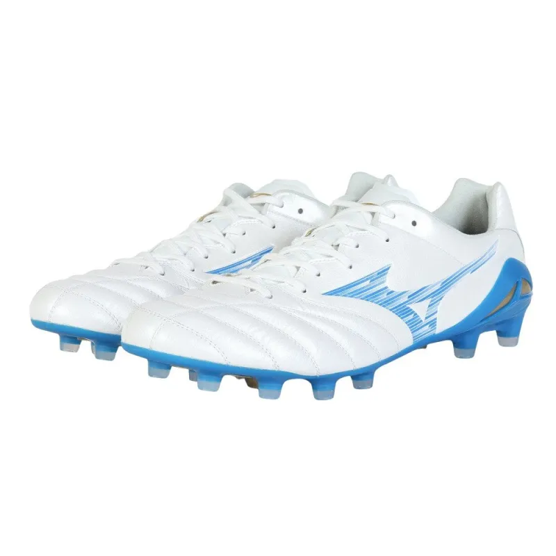 MIZUNO サッカースパイク 天然芝/土/人工芝用 モナルシーダNEO III ELITE モナルシーダネオ 3 エリート P1GA242025 ２９．０ ホワイト×ブルー シューズ