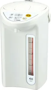 タイガー マイコン電動ポット PDR-G401-W ホワイト