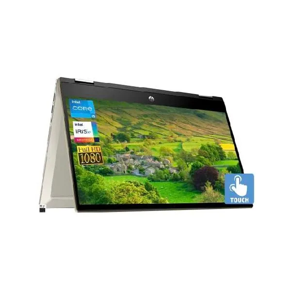HP 2023 Pavilion x360 2-in-1 コンバーチブルノートパソコン、14インチ FHDタッチスクリーン、Intel i5-1135G7 (最大4.2GHz)、Iris Xe Graphics、8GB _並行輸入