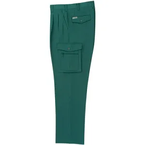 桑和（SOWA） 9118 ツータックカーゴパンツ ダークグリーン 95 【品番：9118-109-95】