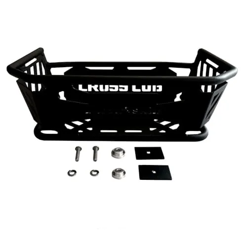 MotoSkill ホンダクロスカブCC110用フロントキャリアバスケット / MotoSkill FRONT LUGGAGE RACK BASKET For HONDA CC110 JA45 JA60 モートースキール