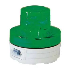 NU-BG 電池式LED回転灯 ニコUFO 夜間自動点灯タイプ 緑 12086