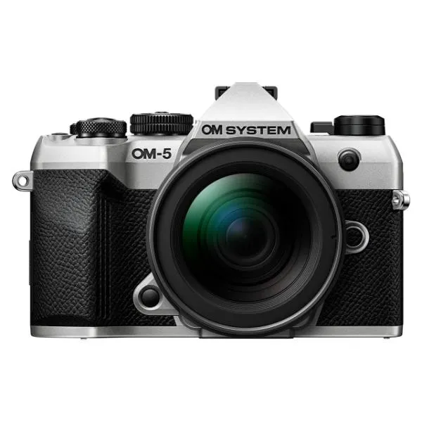 OMデジタルソリューションズ デジタル一眼カメラ OM SYSTEM OM-5 Mark II 12-45mm F4.0 PRO レンズキット [シルバー]