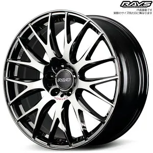 レイズ 2x9Plus JET BLACK EDITION 4 (Y8J) 4本 [20×8.5J+39 5H 114.3 φ73.1] RAYS HOMURA ブラッククロームコーティング/RAP