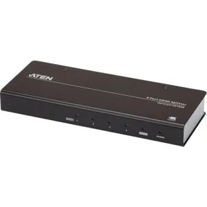 ■ATEN ビデオ分配器 HDMI / 1入力 / 4出力 / 4K 対応〔品番:VS184B〕【1152281:0】[送料別途見積り][店頭受取不可]