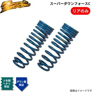 ダウンサス 3er AM25 BMW 1998/07～2005/09 E46 323i ズーム スーパーダウンフォースC リアのみ ZOOM