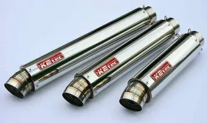 K2TEC ケイツーテック 汎用サイレンサー ステンレス STD 3ピース 86・380・60.5／P60 フック 補修・汎用サイレンサー マフラー