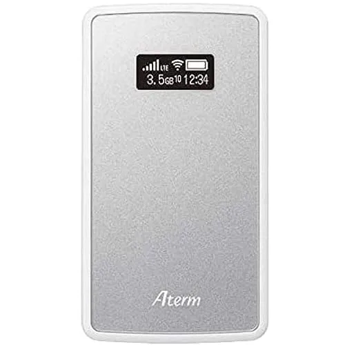 NECプラットフォームズ Aterm Wi-Fi モバイルルーター tri band MP02LN SW メタリックシルバー PA-MP02LN-SW