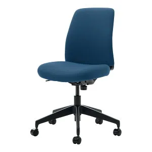 オプティ Opti オフィスチェア ロータイプ 本体ブラック 脚ブラック 肘無 ポリウレタン巻きキャスター 背座同色 C02-B102CU｜コクヨ オフィスチェアパソコンチェア チェア 椅子 イス PCチェア 事