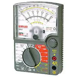 三和電気計器 アナログマルチテスタ SP21 導通ブザー付き 耐衝撃メータ 8ファンクション