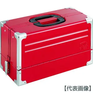 TONE ツールケース（メタル） V形3段式 433X220X240mm（BX331）369-8009【TONE（株）】