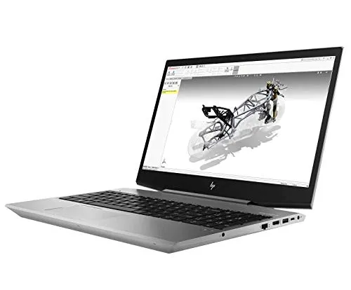 HP Zbook 15V G5 15.6インチ FHD タッチスクリーンモバイルワークステーションノートパソコン (Intel Six-Core i7-8750H、32GB DDR4 RAM、2TB PCIe NVMe SSD+2TB HDD) 指紋、バッ