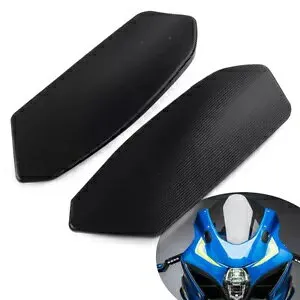 バックミラーマウントカバーブロックオフプレートスズキ GSXR 1000 2017-22 ブラック Rearview Mirror Mounts Cover Block Off Plates For Suzuki GSXR 1000 2017-22 Black 【並行輸入品】