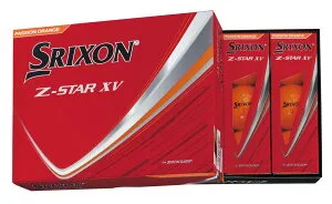 ダンロップゴルフボール SRIXON Z-STAR XV 2025年モデル 1ダース(12個入り) パッションオレンジ