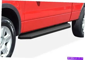 Nerf Bar iboardブラックランニングボードスタイルフィット04-08フォードF150スーパークルーキャブ iBoard Black Running Boards Style Fit 04-08 Ford F150 SuperCrew Cab【並行輸入品】