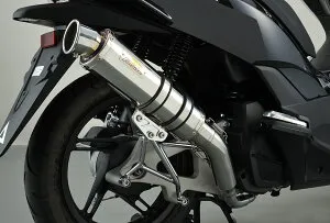 Realize PCX125 PCX150esp バイクマフラー EBJ-JF56 EBJ-JF28後期モデル JBK-KF12 JBK-KF18 Exist イグジスト SUS ステンレス マフラー バイク用品 バイク用 バイクパーツ フルエキ フルエキゾースト カスタム パ