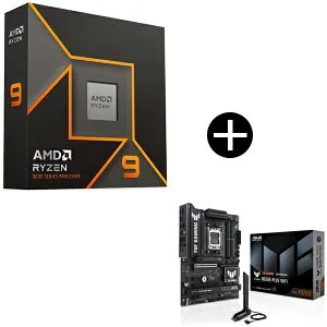 AMD Ryzen 9 9950X W/O Cooler WOF (16C/32T、4.3GHz、170W) CPU + ASUS TUF GAMING B650E-PLUS WIFI マザーボード セット
