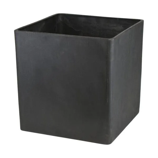 LEAD STYLE カームスクエアポット 35 ブラック LSP-52088 鉢カバー おしゃれ ガーデニング 園芸用品 フラワーポット 鉢カバー