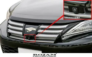 【M's】トヨタ 60系 後期 ハリアー(2017/6-) ROJAM IRT フロントグリル (※カメラ装着車用)／／FRP製 ロジャム エアロ カスタム シンプル TOYOTA HARRIER 60ハリアー ハリアー60 60後期 ZSU60 AVU65 ASU60 21-fg-ha60