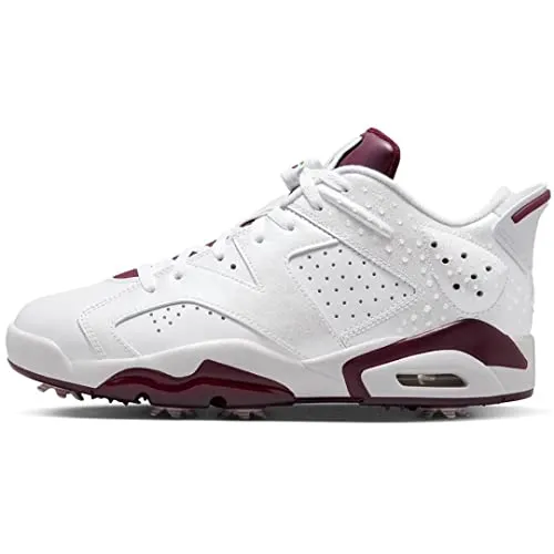 [NIKE] AIR JORDAN 6 LOW GOLF RETRO NRG Bordeaux ジョーダン 6 ローゴルフ ボルドー ゴルフシューズDV6796-116 正規輸入品 (measurement_27_point_0_centimeters)