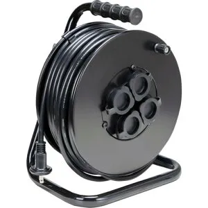 TRUSCO 電工ドラム ジェネラルリール30m 屋外用 ODL-30MBK 送料無料