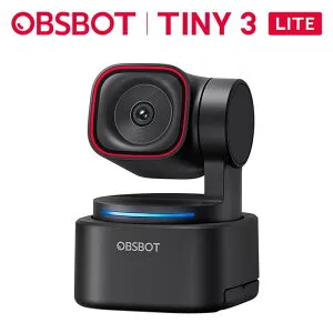 OBSBOT Tiny 3 Lite Webカメラ 4k 業界初の空間オーディオ ウェブカメラ 1/2インチCMOS AI追尾 Youtube Twitch 配信 生放送 Zoom Teams オンラインミーティング対応