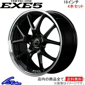 リーフニスモ ZE1 アルミホイール MID ヴァーテックワン エグゼ5【18×8J 5-114 INSET42】マルカサービス VERTEC ONE EXE5 18インチ 5穴 114.3 +42 インセット42 LEAF NISMO 車用ホイール 1本 4本セット 1台分 一台