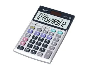 【エントリーで最大全額ポイント還元｜5/6まで】 CASIO｜カシオ 本格実務電卓(日数・時間計算) JS-20DC-N [12桁]