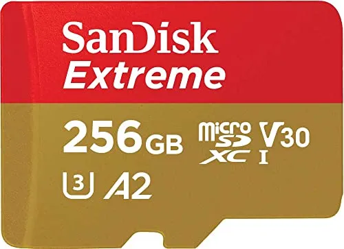 microSD 256GB UHS-I U3 V30 書込最大130MB/s Full HD & 4K SanDisk Extreme SDSQXAV-256G-GH3MA 新パッケージ [並行輸入品]