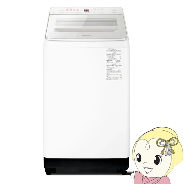 洗濯機 標準設置費込 パナソニック Panasonic 全自動洗濯機 洗濯9.0kg FAシリーズ ホワイト NA-FA9K5-W