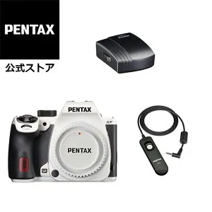 PENTAX KF 天体追尾撮影スターターセット（GPSユニット O-GPS2＋ケーブルスイッチ CS310 ）クリスタルホワイト/クリスタルブルー（アストロトレーサー 簡易赤道儀 ペンタックス デジタル一眼レフ
