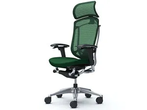 【マラソン限定★ポイント2倍】【メーカー直送】オカムラ コンテッサ2 ヘッドレスト付座クッション ダークグリーン CC87BS FPD5【代引不可】【組立・設置・送料無料】肘付き 可動肘タイプ メ