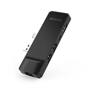 Dadandall DDDKSP7001SL マイクロソフト Surface Pro 7専用 コンパクト・ポートリプリケータ DINTENTION シルバー