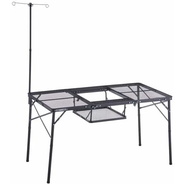 LOGOS 73581002 アイアンメッシュ 3FD BBQテーブル 13070-BC