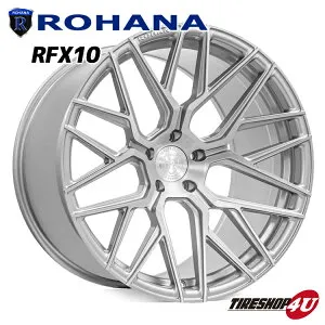【最大P25倍】 ROHANA RFX10 21×9.0J 5/130 +42 ブラッシュドチタニウム 新品 ロハナ 正規品 21インチ 21x9j フローフォーミング アルミホイール 1本価格 単品 ポルシェ メルセデスベンツ など