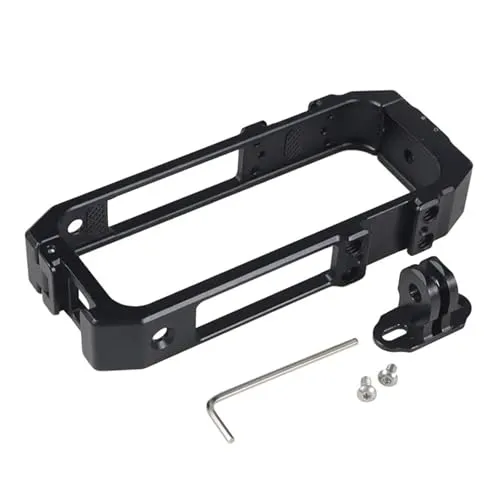 互換性がありますInsta360 ONE X2カメラ用メタルケージ、コールドシューマウント付きアルミ合金保護フレーム(X2 small seat)