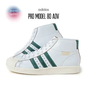 【15時までのご注文で即日発送！！】adidas アディダス プロモデル スニーカー PRO MODEL 80 ADV CRYSTAL WHITE/COLLEGE GREEN ( ホワイト 白 メンズ レディース ウィメンズ JP8534 )