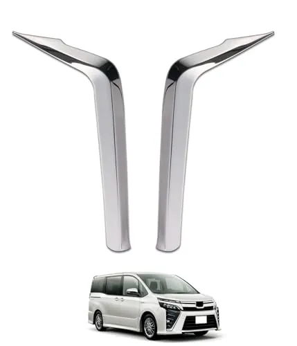 【Super Car Shop】トヨタ ヴォクシー 80系 後期 2017/7~ ZS専用 フロントフォグカバー ガーニッシュ 傷付き防止 ステンレス製 鏡面仕上げ メッキモール カスタムパーツ カー アクセサリー ドレスアップ パーツ VOXY 外装 2