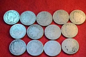 1883-1897 リバティ ニッケル 13 枚セット（セミキー付き）#218