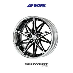 トヨタ TOYOTA プリウス PRIUS 60系【送料無料・4本セット】 WORK ワーク SCHWERT SG1 シュヴァート・エスジーワン 20x8.0J +50 5H114.3 ブラックカットクリア (BP)