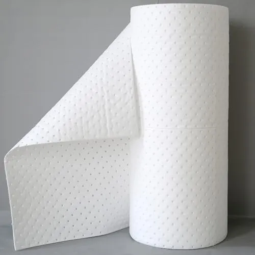 吸油マット PP繊維 オイル吸着マット 厚さ2/3/4/5mm 高吸油性 耐化学性 繰り返し使用可能 油吸収シート ロールタイプ 40cm×50m 80cm×50m 高速吸収 廃油処理 工場 石油化学 輸送 船舶対応(80cmx50m,2mm)