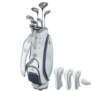 BRIDGESTONE(ブリヂストン)ゴルフクラブセットBRIDGESTONEGOLFBG-100Lキャディバッグ付きクラブ8本セットレディスネイビー