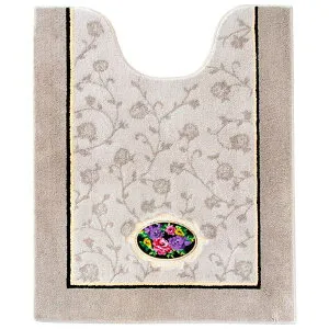 直送 代引不可・他メーカー同梱不可 オカ 4548622497137 シェニールロゼ 85x67ロングトイレマット BE