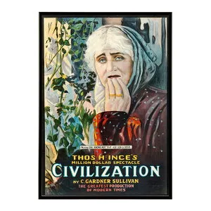 Civilization 超レトロポスター デジタルリマスター 復刻 クラシック 古典 古き良き インテリア おしゃれ プリントポスター フォト オシャレ アート モダン シンプル お洒落 特大 大きい【bn-poste