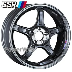 SSR GTX03 18インチ 7.5J PCD:100 穴数:5 inset:38 マシンドグラファイトガンメタ+スモーククリア [ホイール4本セット]