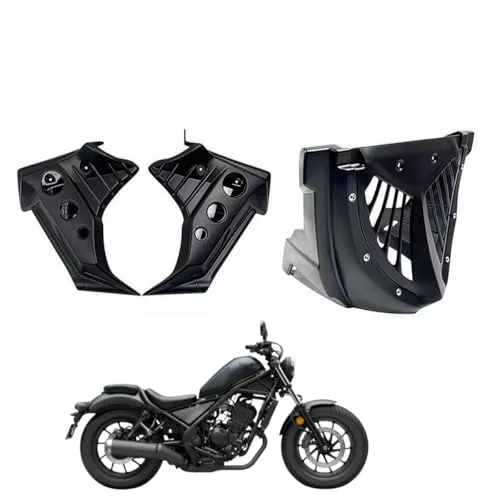 【Aobexalt】「ホンダ レブル CMX250 (For Rebel) 2017年~」に対応 サイド カバー アンダーカウル 傷防止 プロテクター ABS製 ガーニッシュ ブラック色 CMX250用 セット