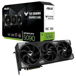 ASUS TUF Gaming GeForce RTX 5090 OC Edition 32GB GDDR7 ゲーミンググラフィックスカード (Nvidia GeForce RTX5090、3.6スロットデザイン、PCIe 5.0、2X HDMI 2.1b、3X DisplayPort 2.1a、TUF-RTX5090-O32G-GAMING)