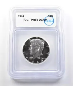 1964 ケネディ ハーフダラー PR69 DCAM ICG *9446