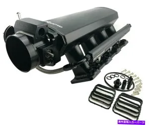 Intake Manifold GM LS LS1 LS2 LS6用の背の高いカスタムアルミニウム吸気マニホールド102mmスロットルボディ Tall Custom Aluminum Intake Manifold 102mm Throttle Body for GM LS LS1 LS2 LS6【並行輸入品】